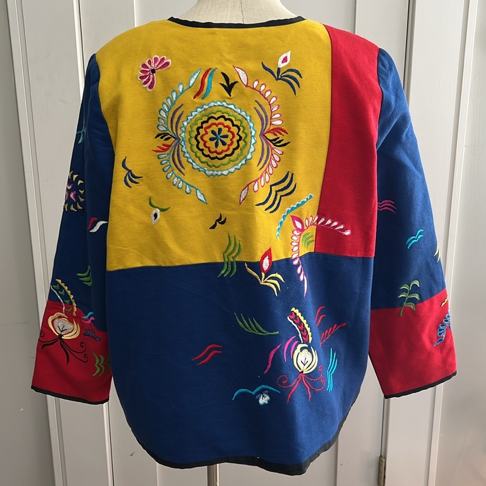Indigo Moon Patchwork Jacket - image 2